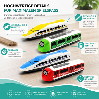 Interaktiver Pull-Back Metro Zug – Lernen & Spielspaß vereint
