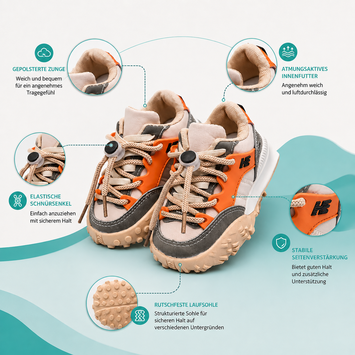 Kinder Turnschuhe– Bequem, Atmungsaktiv & Rutschfest