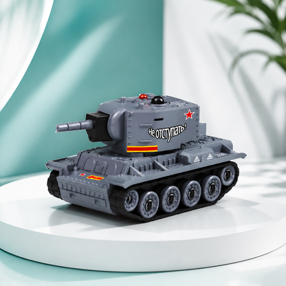 Mini RC SchlachtTank – Realistischer Aktion-Spaß mit sicherem Infrarot-Duell Blau