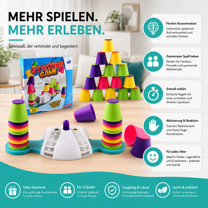 Geschwindigkeit Tassen Herausforderung– Das rasante Logik-Spiel für alle Altersgruppen!