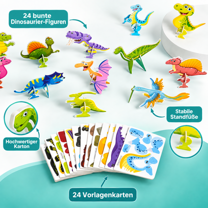 25 Stück Lustige Insekten Puzzles – Spaß & Lernen für Kinder Panzerrätsel