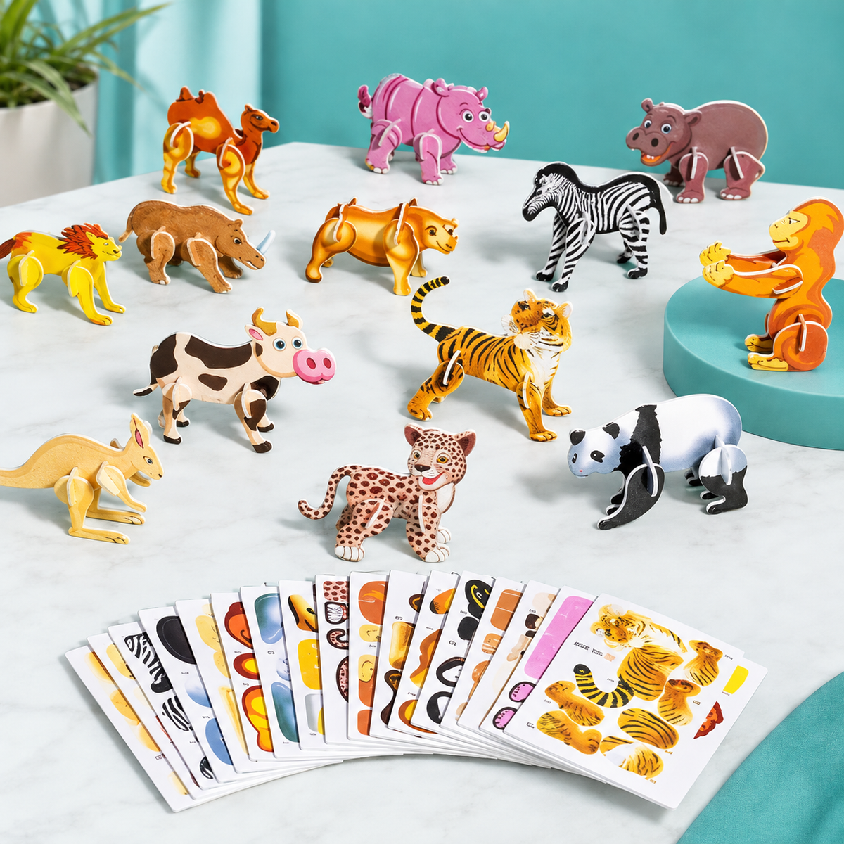 25 Stück Lustige Insekten Puzzles – Spaß & Lernen für Kinder Insektenpuzzle