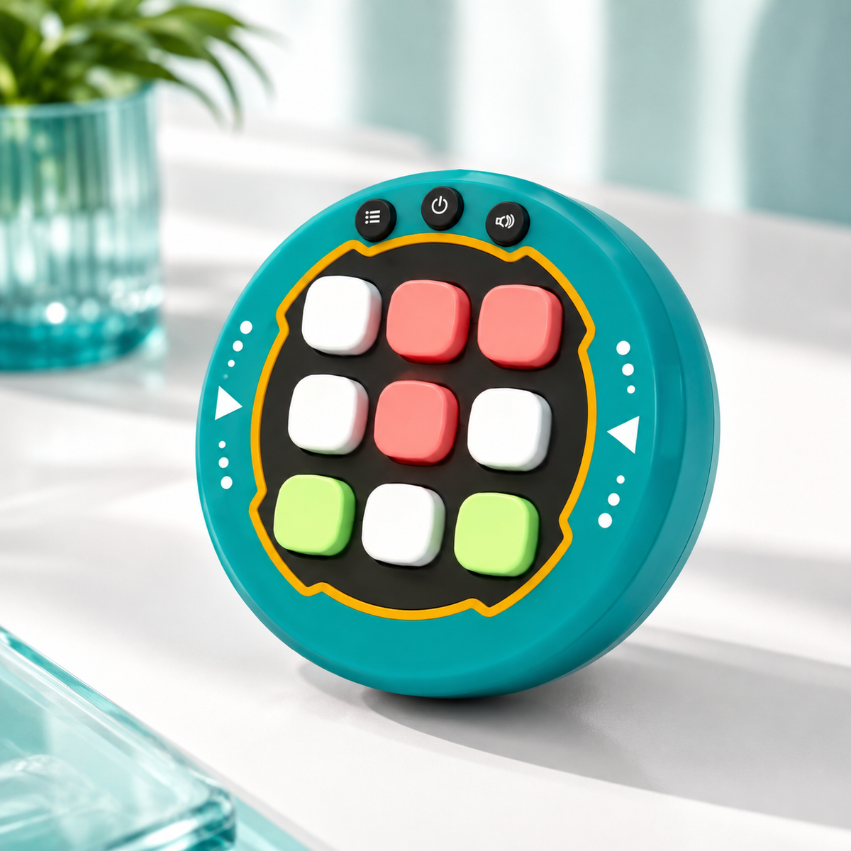 Intelligente Tic-Tac-Toe-Konsole – Spielspaß mit Köpfchen! Blau