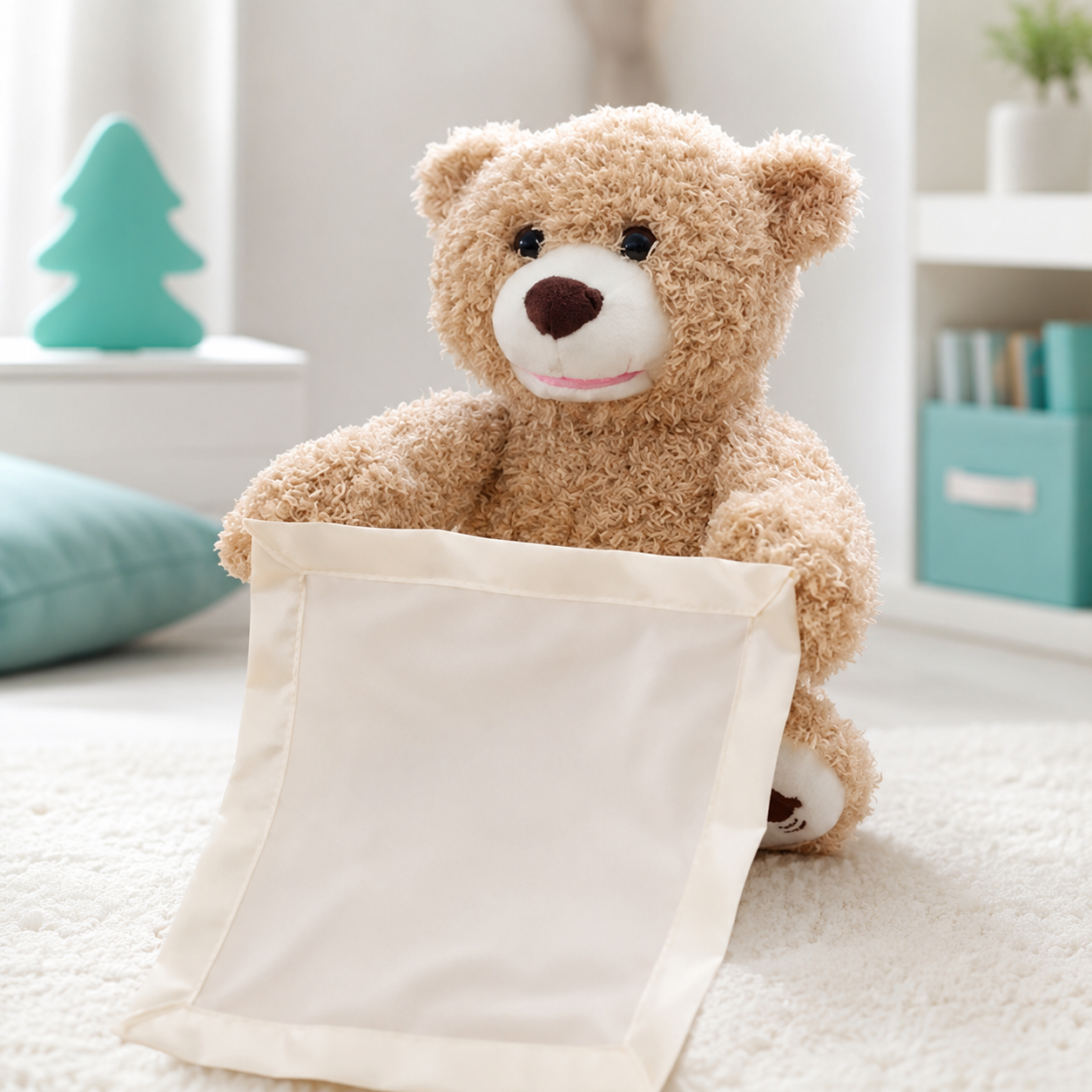 Interaktiver Teddybär für Babys mit Sprachfunktion und Spielspaß