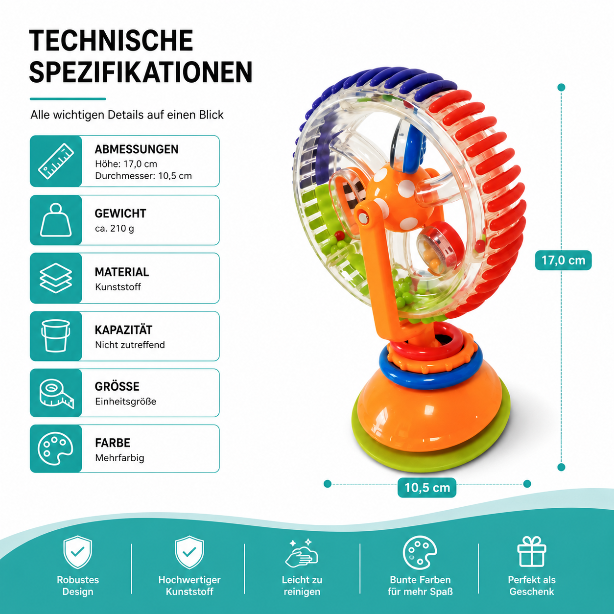 Rotierendes Baby-Riesenrad – Spielspaß & Förderung für Babys ab 6 Monaten