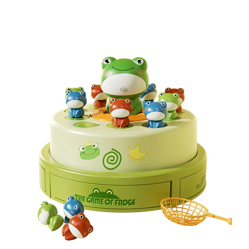 Fliegender Frosch – Lustiges Montessori Fangspiel für Kinder