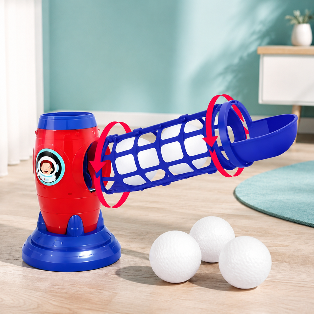 Interaktives Kinder Baseball Trainingsset mit Auto-Launcher Fernbedienung