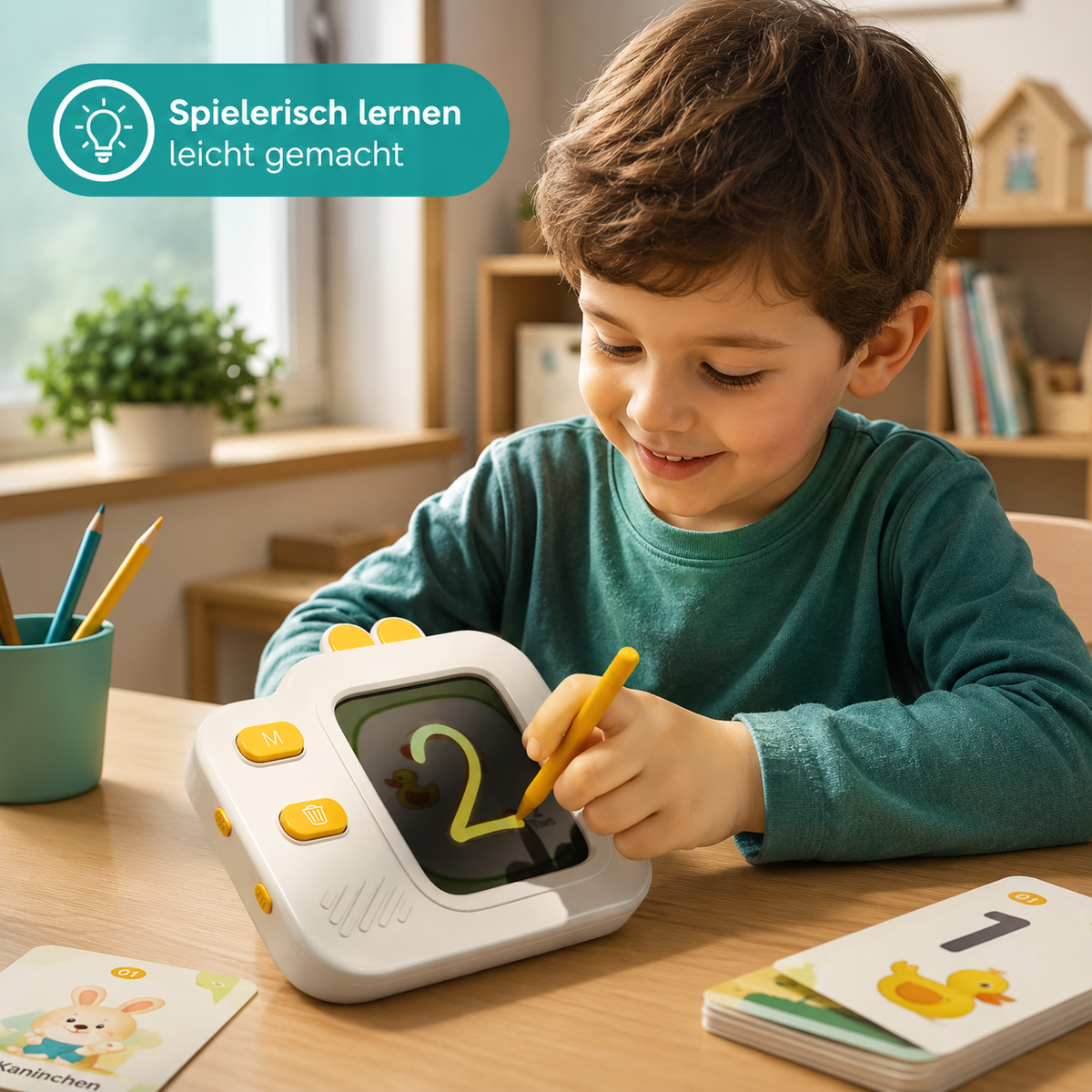 Interaktives Lern-Tablette für Kinder – spielerisch lernen & zeichnen
