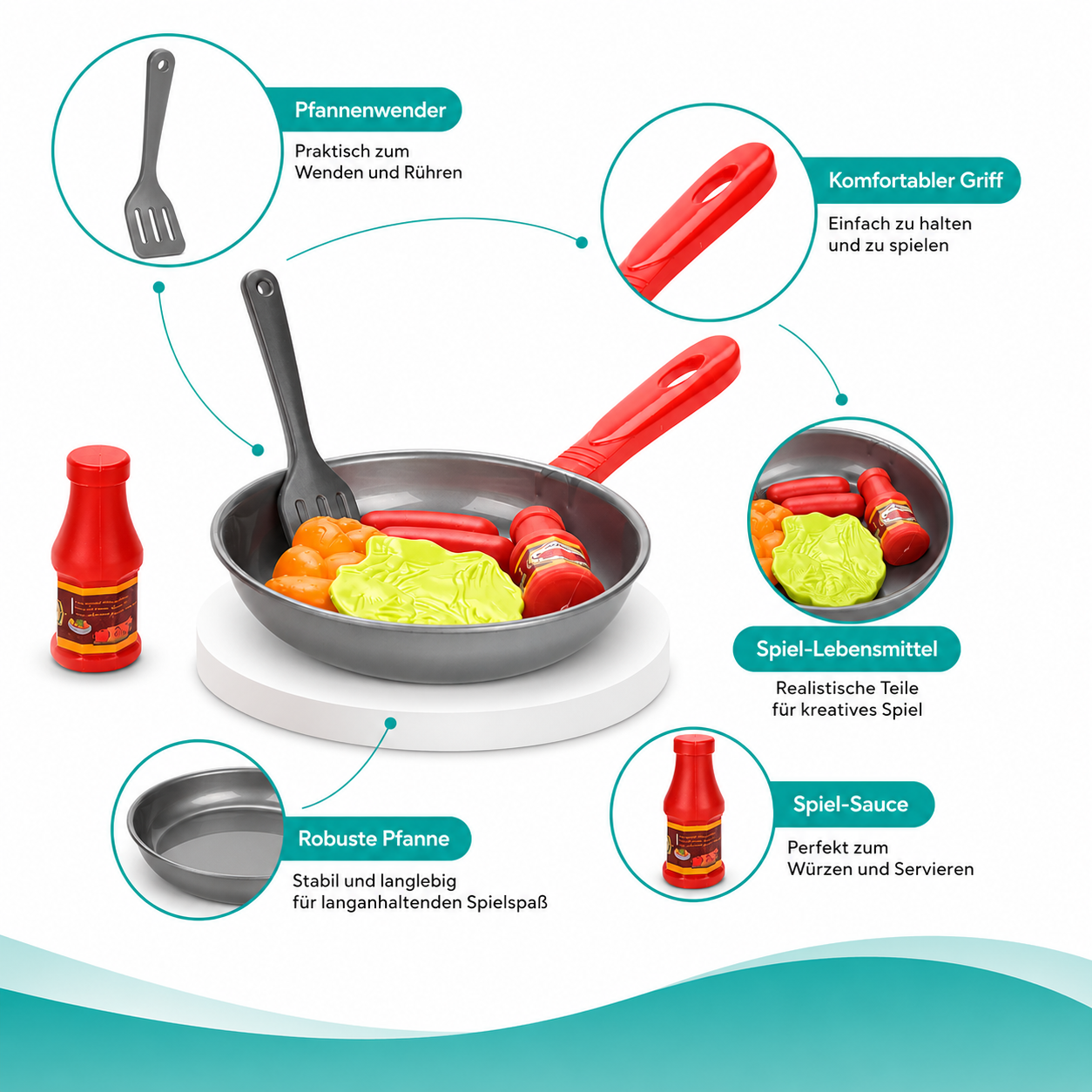 Kinder Küchen Spielset – Kreatives Kochspiel für kleine Chefs