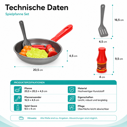 Kinder Küchen Spielset – Kreatives Kochspiel für kleine Chefs