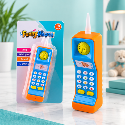 Interaktives Lerntelefon für Kinder – Musik, Licht & spielerisches Lernen Blau