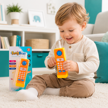 Interaktives Lerntelefon für Kinder – Musik, Licht & spielerisches Lernen