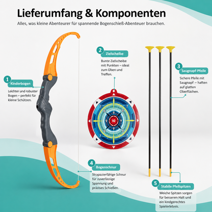 Kinder Pfeil & Bogen Satz – Spiel, Fokus & Spaß draußen