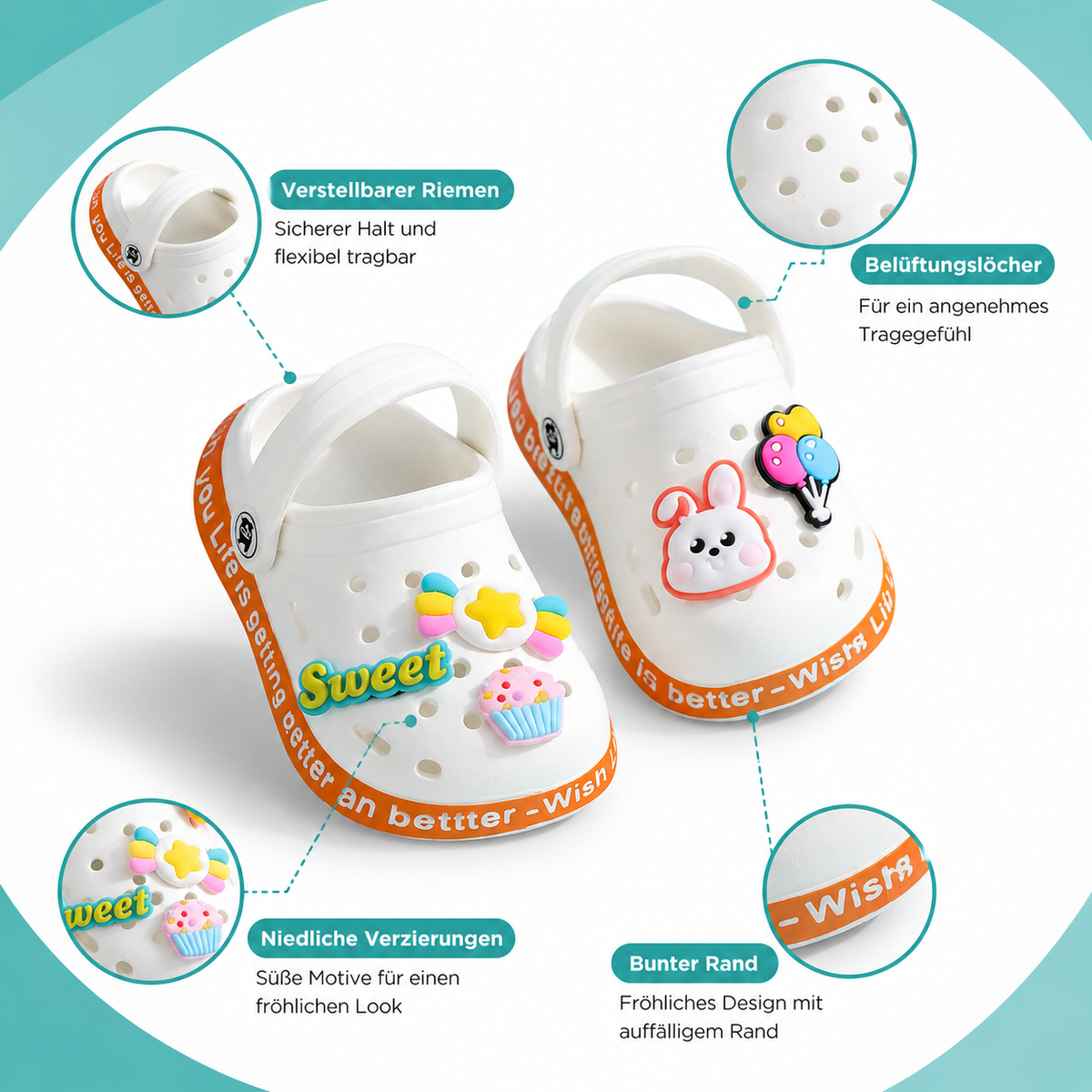Leichte Kinder Sommer Sandalen – Rutschfest, Atmungsaktiv & Bequem