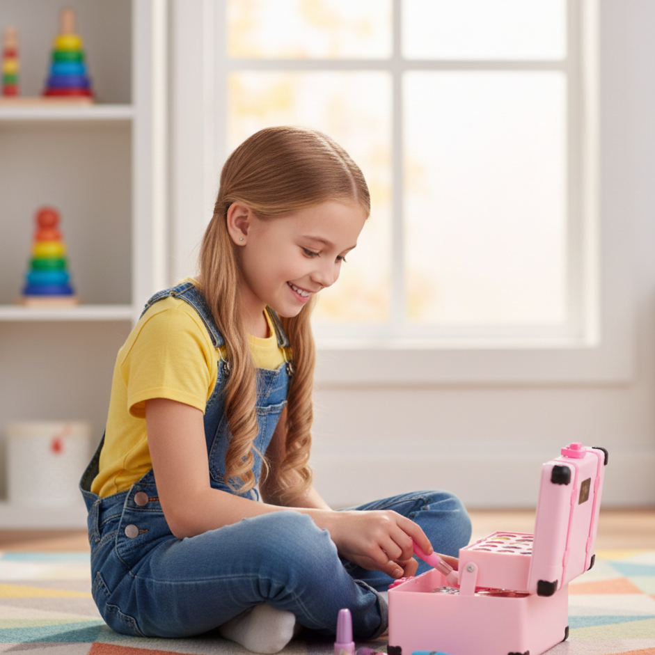 Kinder Schminkset – Prinzessin Spielzeug für kreative Mädchen