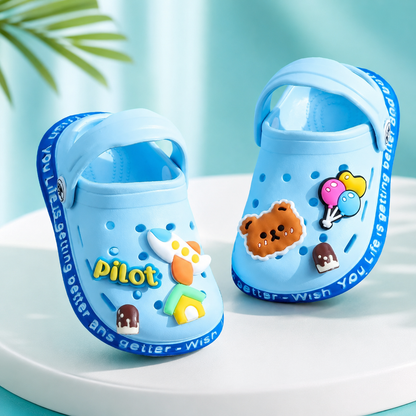 Leichte Kinder Sommer Sandalen – Rutschfest, Atmungsaktiv & Bequem Blau