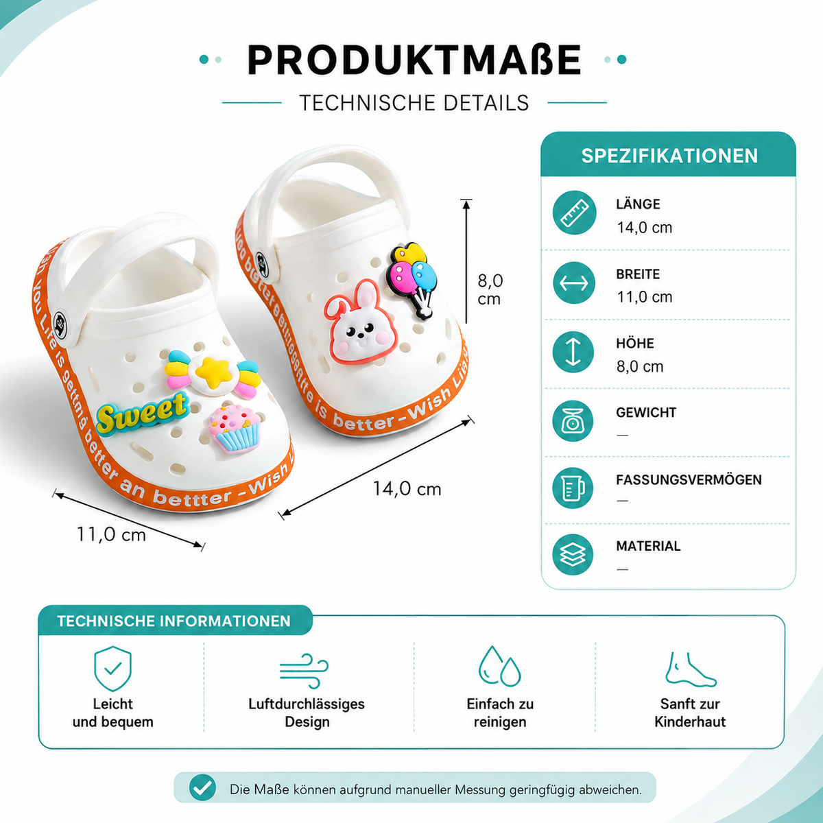Leichte Kinder Sommer Sandalen – Rutschfest, Atmungsaktiv & Bequem