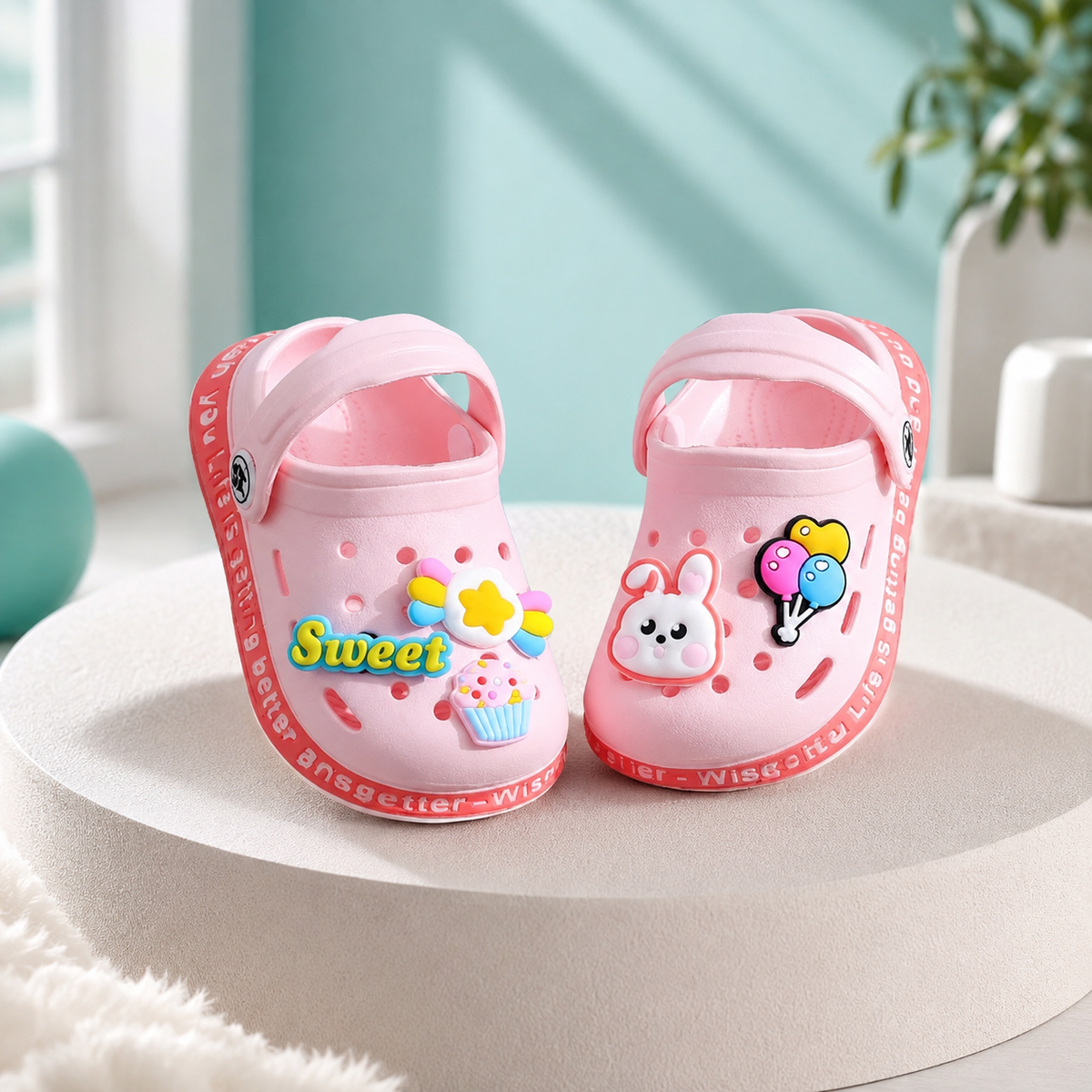Leichte Kinder Sommer Sandalen – Rutschfest, Atmungsaktiv & Bequem Rosa