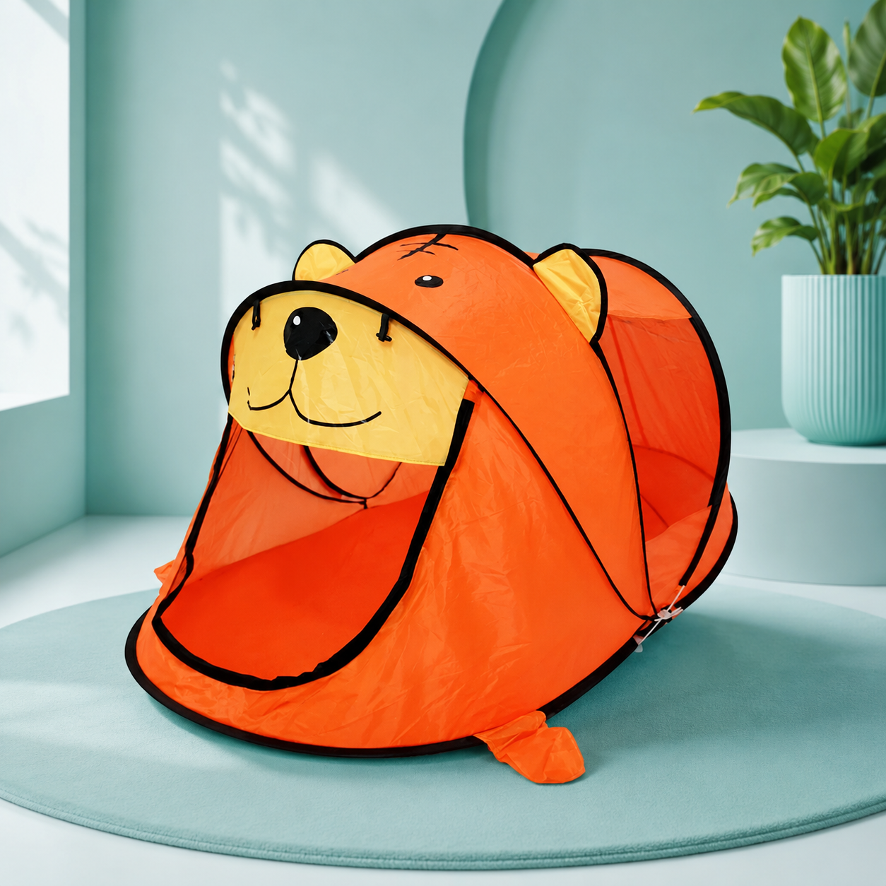 Faltbares Tiger-Spielzelt für kleine Entdecker Tigerin