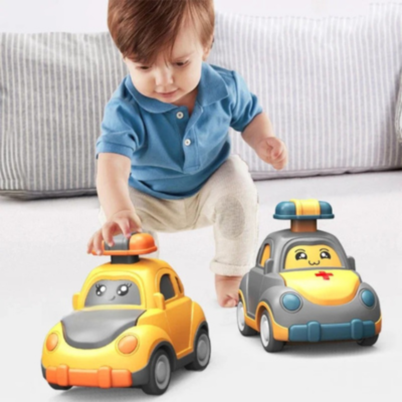 Drücken & Gehen Auto Spielzeug – Lern und Spielset Fahrzeuge