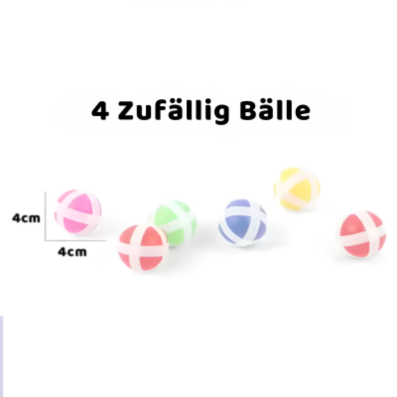 Klebeball Dartspiel für Kinder mit weichen Klettbällen