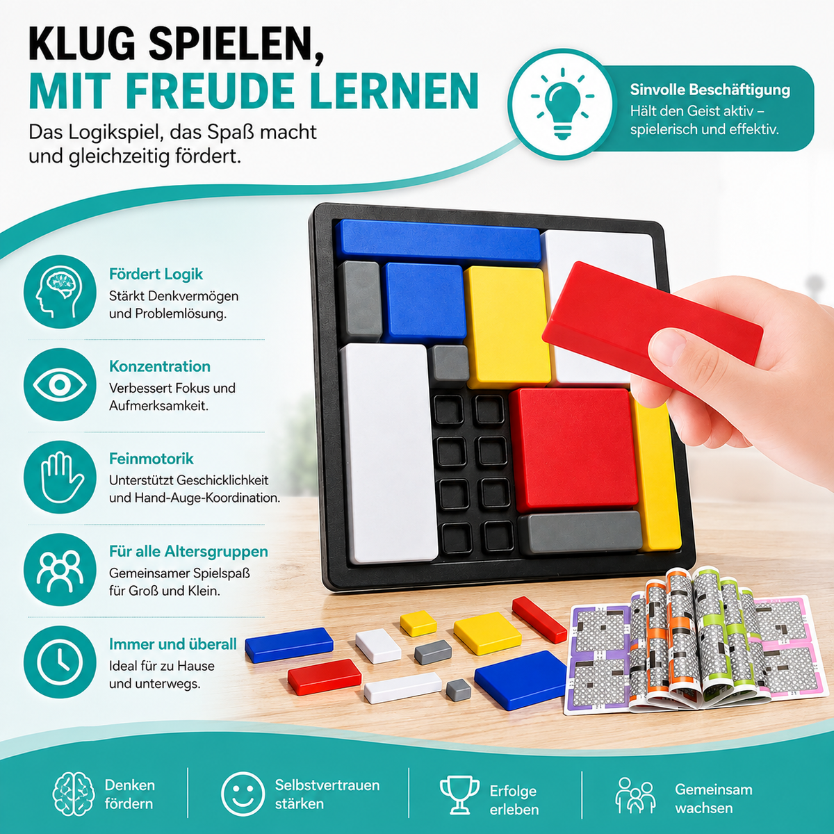 Gehirntraining Spielzeug – Logikspaß für Groß & Klein