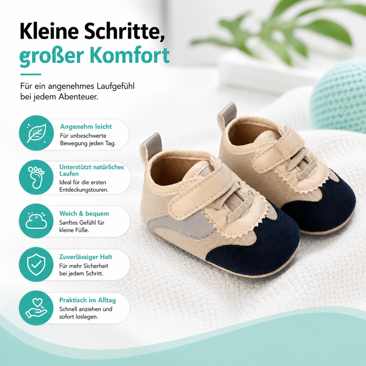 Bequeme Lauflernschuhe – Schutz & Komfort für Babys