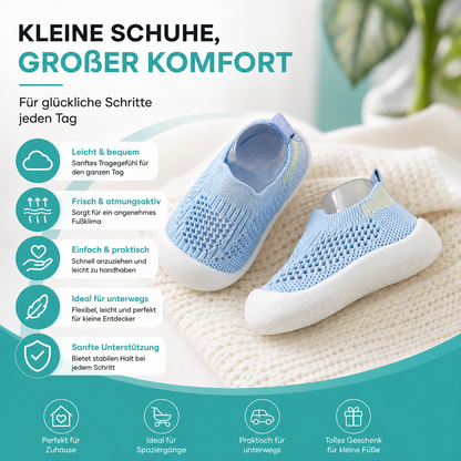 Atmungsaktive Kinder Sneakers - Schuhe für Alltag & Schule