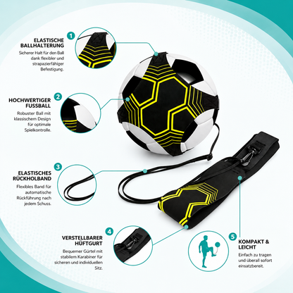 Fußball Solo Kick Trainer mit Rückholband