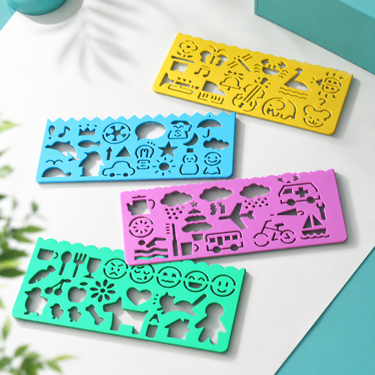 DIY Muster-Schablonen – Kreative Stencil-Satz für Fotoalben & Sammelalben