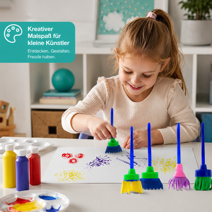 Kreatives Malset für Kinder – 30 DIY Schwamm & Stempel Tools
