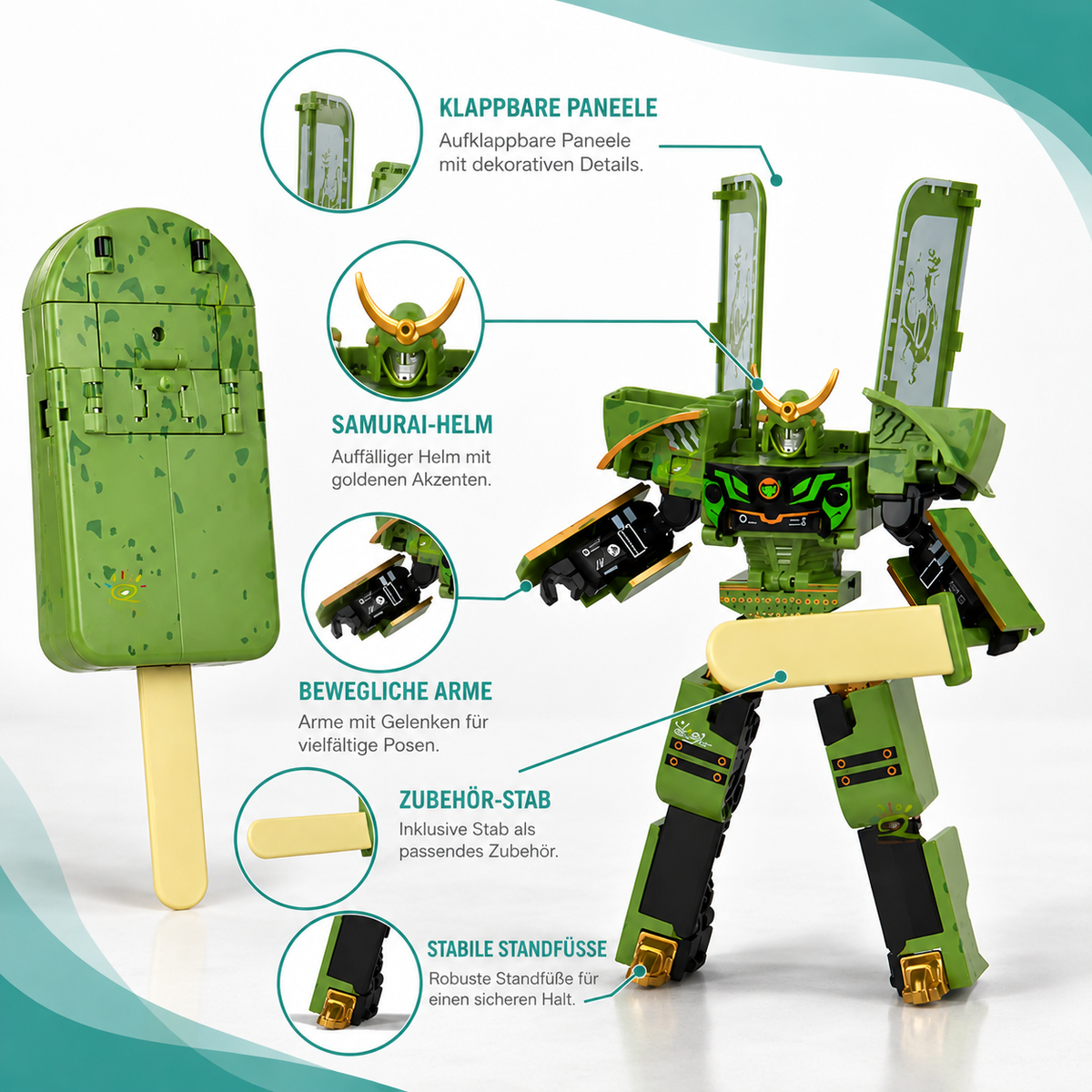 2-in-1 Eiscreme-Roboter für Kinder