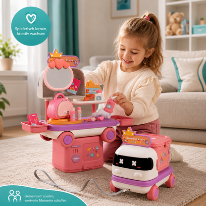 2-in-1 Lernspielset – Küche, Arzt & Makeup Spaß