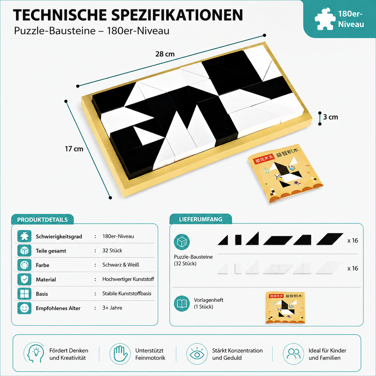 Intelligente Baukiste Versteckte Puzzle-Blöcke für Kreativität