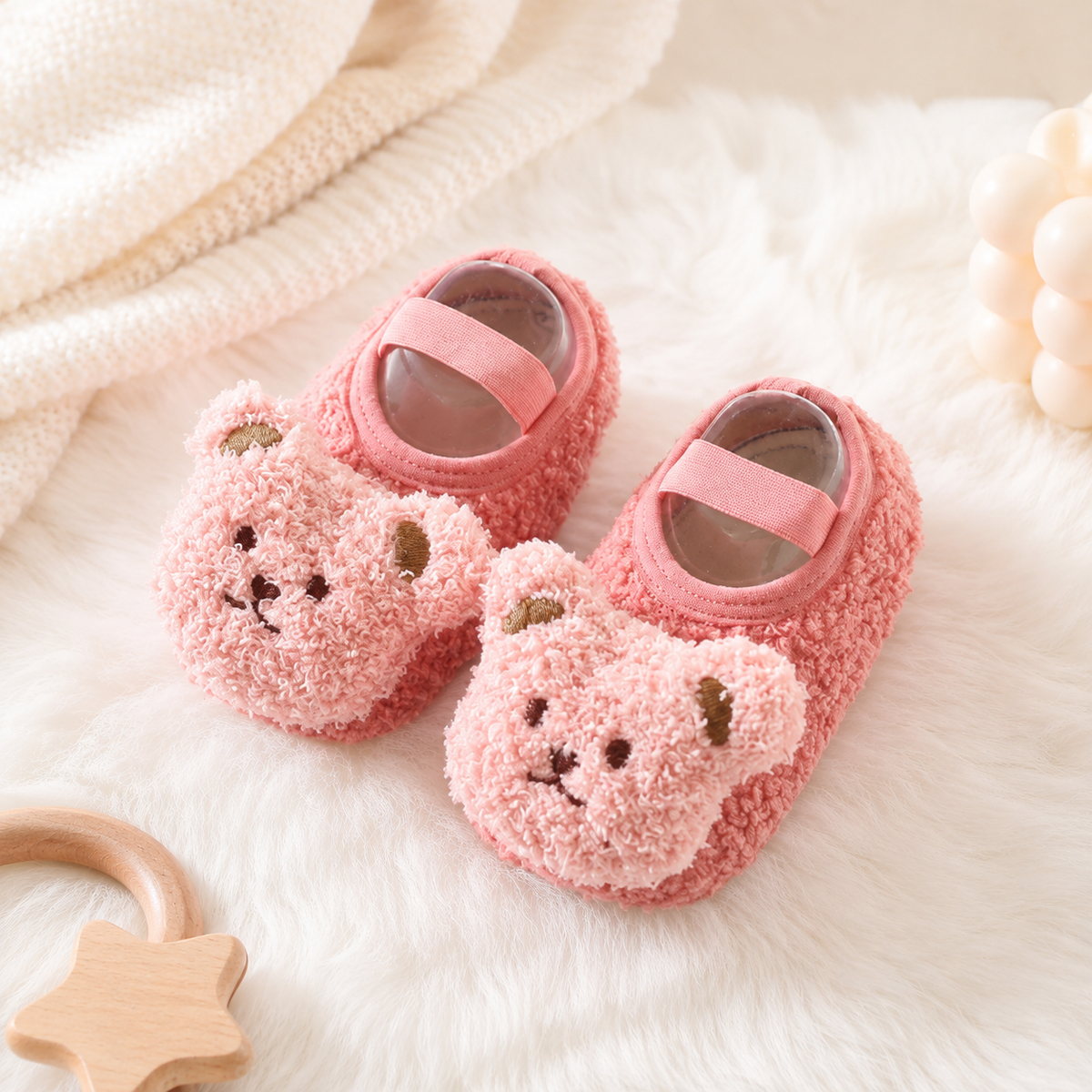 Kuschelige Baby-Socken– Sicher & Warm bei den ersten Schritten Rosa