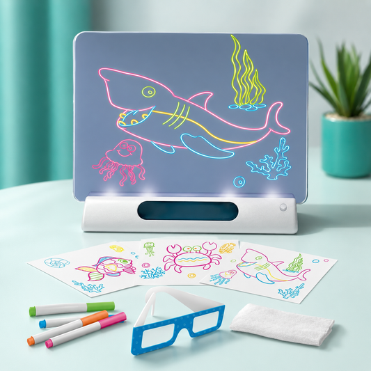 LED-beleuchtetes 3D-Zeichenbrett – Kreativität, die leuchtet!