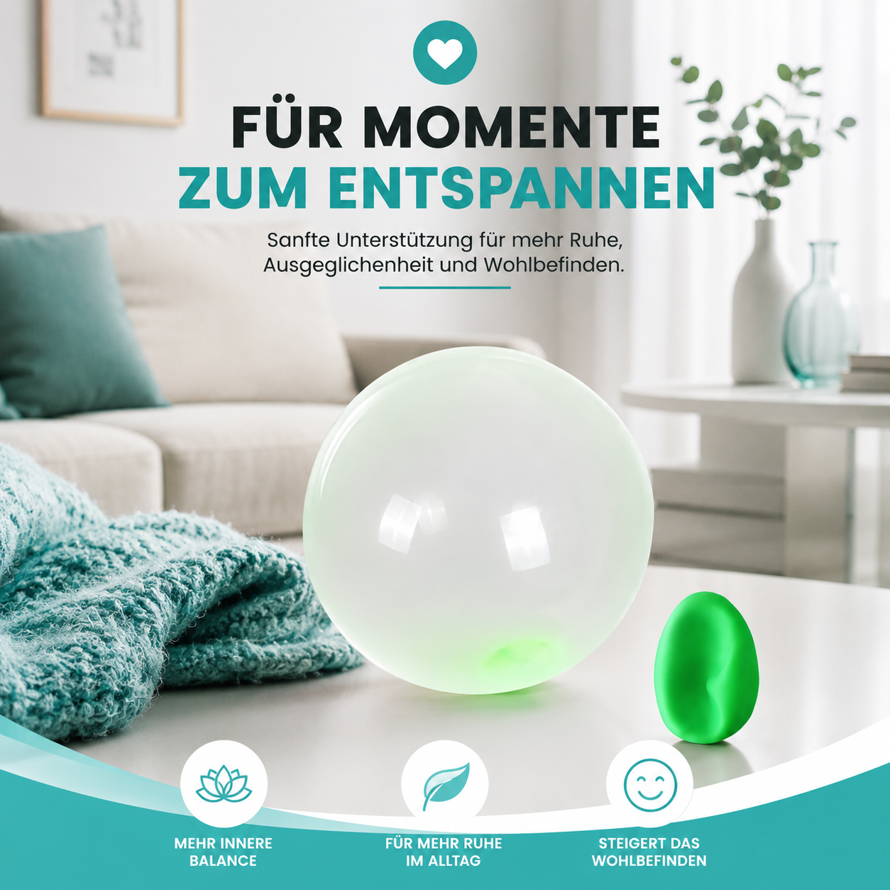 Elastischer Wasser- und Luftspielball für Garten und Strand