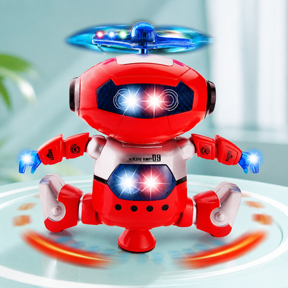 Raum Tänzerin Roboter – Tanzender Spielspaß mit Licht & Musik Rot