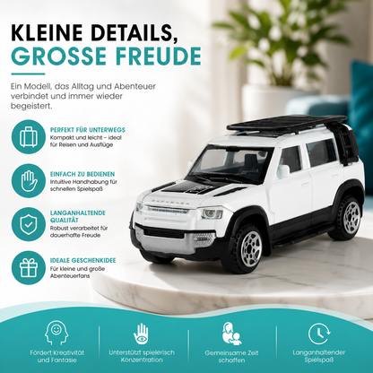 1:64 Land Rover Defender 110 – Robustes Metall-Modellauto