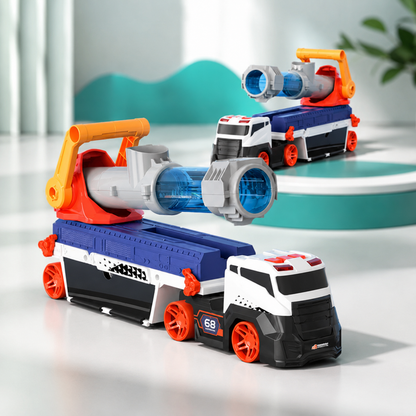 Legierungstruck mit Mini-Auto & Ball-Abschussvorrichtung