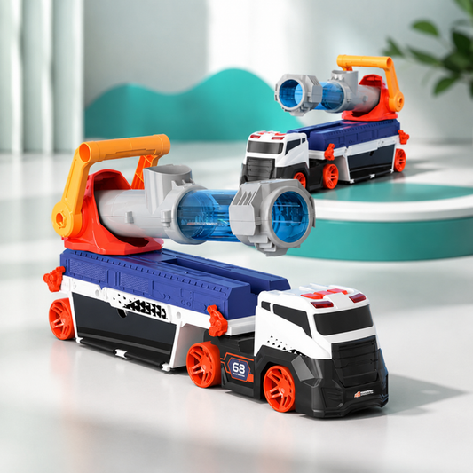 Legierungstruck mit Mini-Auto & Ball-Abschussvorrichtung