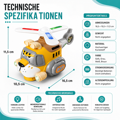 Tigerin Leistung Hubschrauber mit Licht & klang– Aktion pur für Kinder