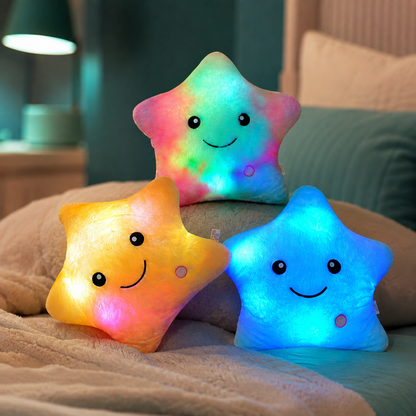 Leuchtender Stern Plüsch – Kuscheltier & LED Nachtlicht
