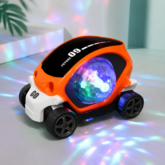 Leuchtende Krabbel-Schnecke mit Musik & Licht für Babys Orange