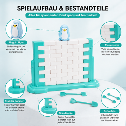 Pinguin Wandbruch-Spiel – Denkspaß & Teamarbeit für Kinder