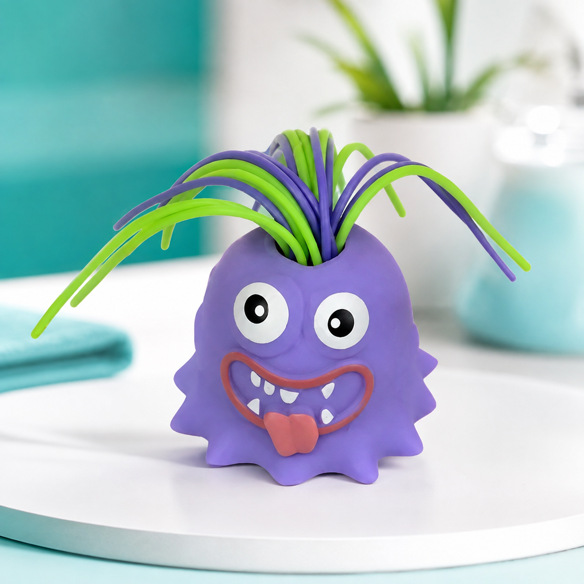 Lustig Monster Spielzeug– Interaktiver Spaß mit Klang & Reaktion Lila