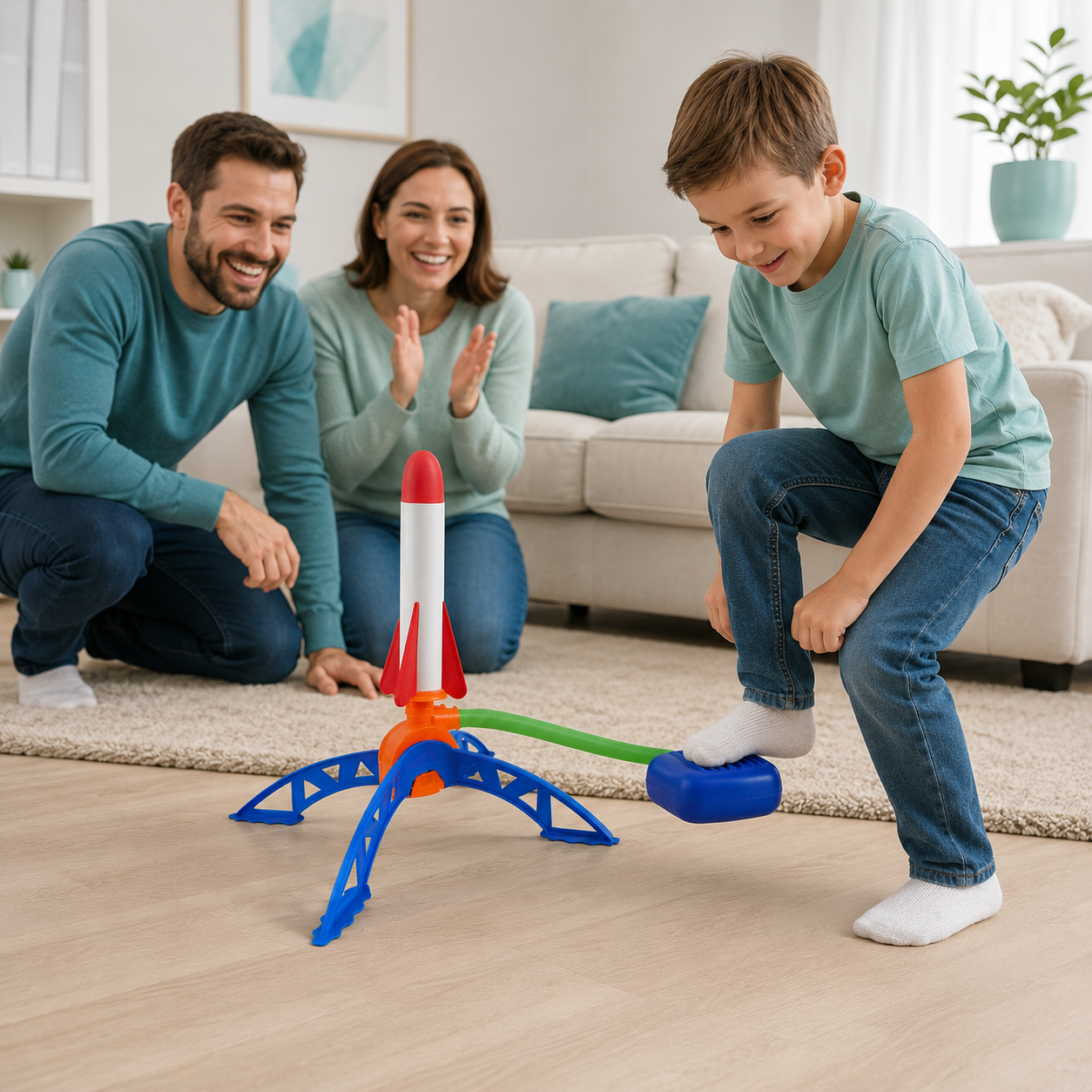 Luft Rakete Startprogramm – Sicherer Spielspaß für Kinder & Familie