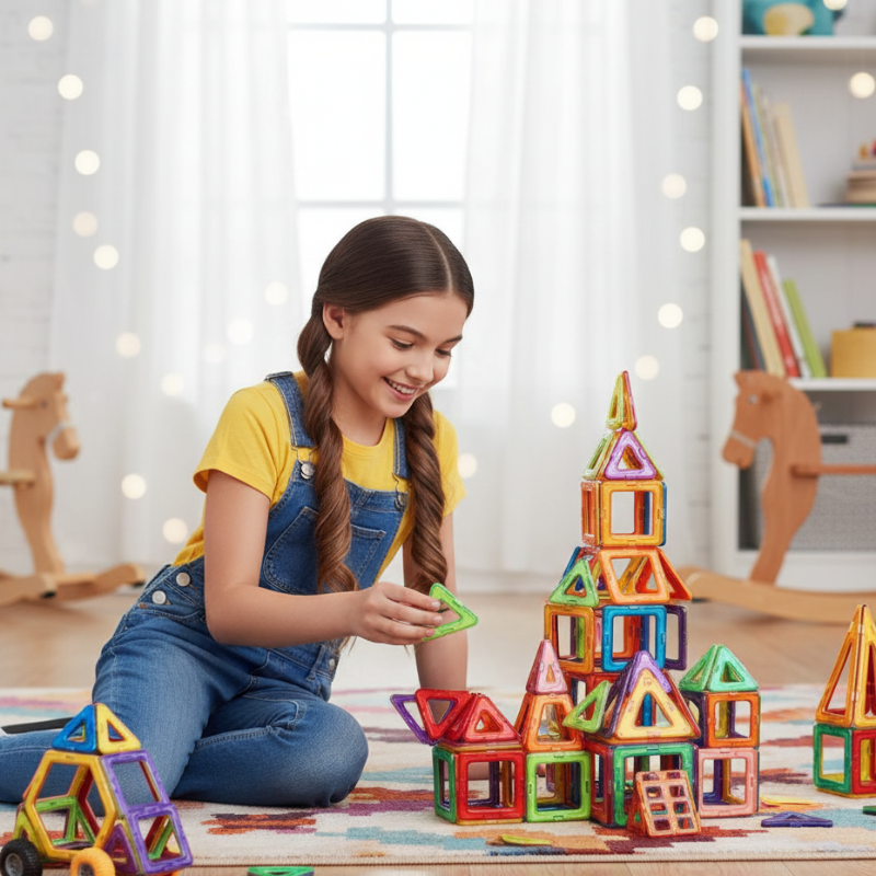 Magnetische Bausteine Satz für Kinder