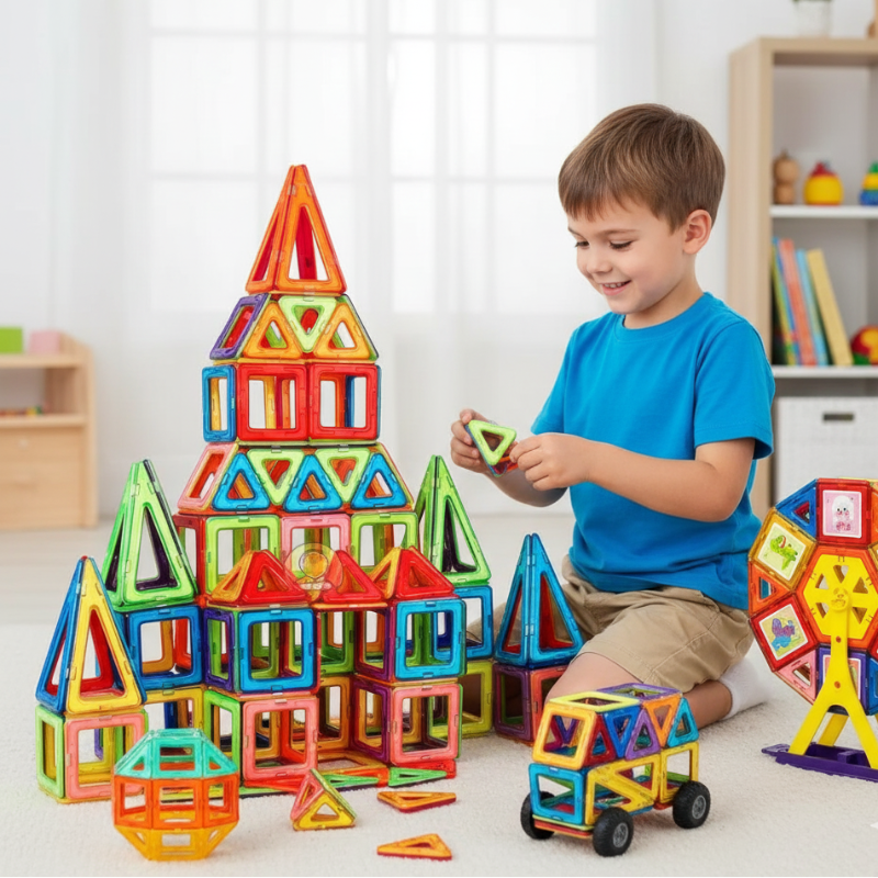 Magnetische Bausteine Satz für Kinder