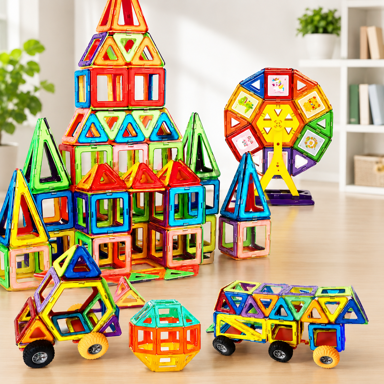 Magnetische Bausteine Satz für Kinder